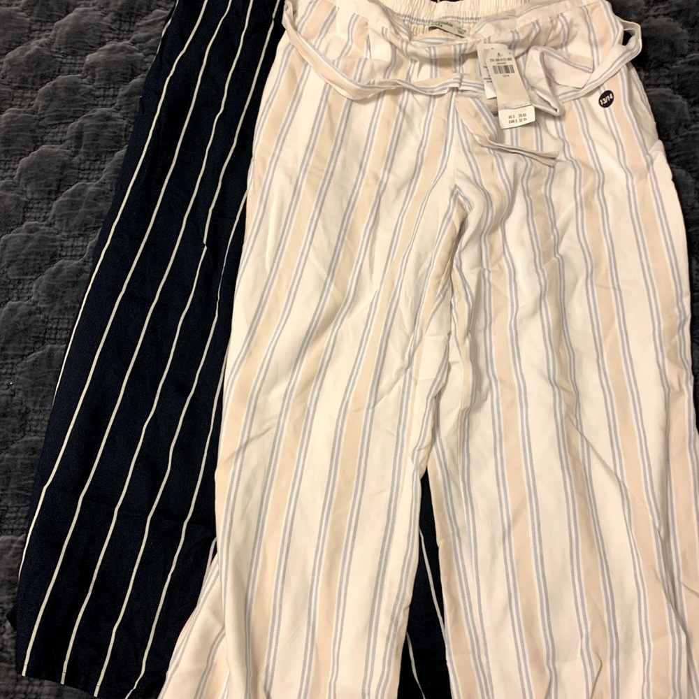 Abercrombie Kids, 2 pair new wide leg pants. 13/14  30$ takes both.